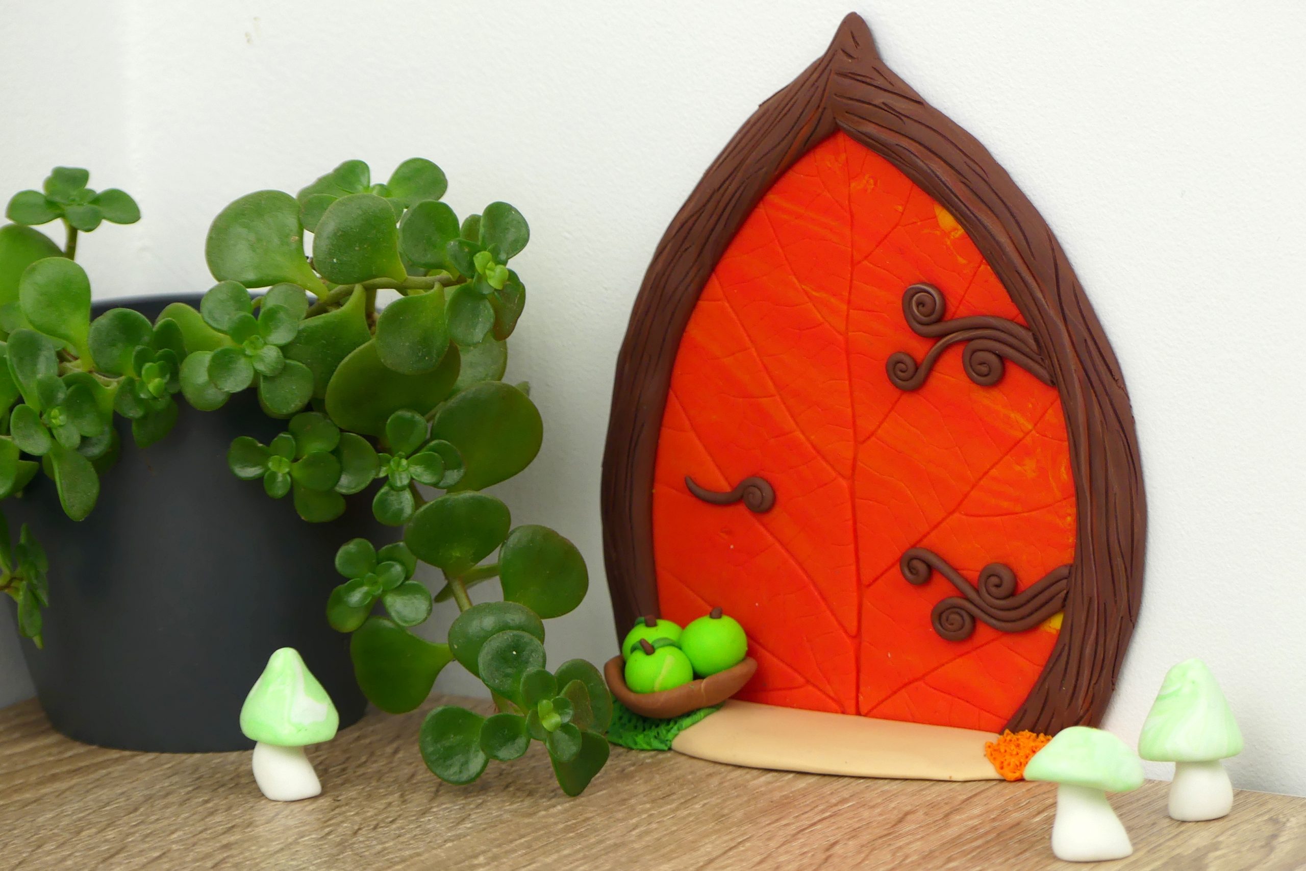 Ensemble de porte de fée miniature et fenêtre pour arbres